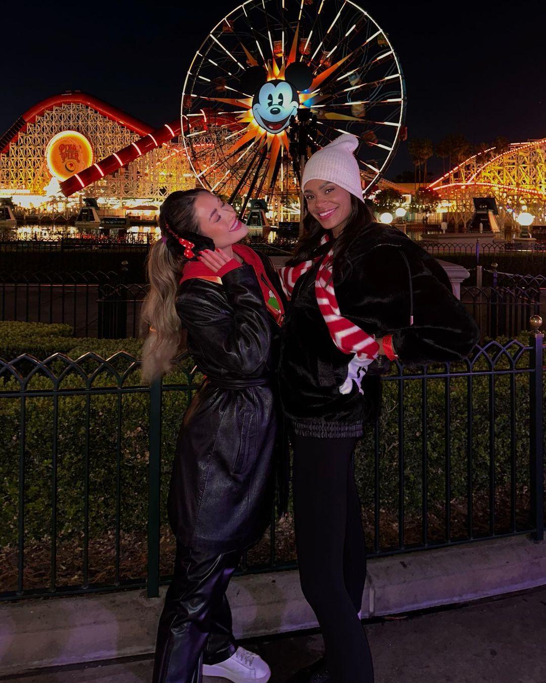 Rachel Recchia and Michelle Young visit Disneyland