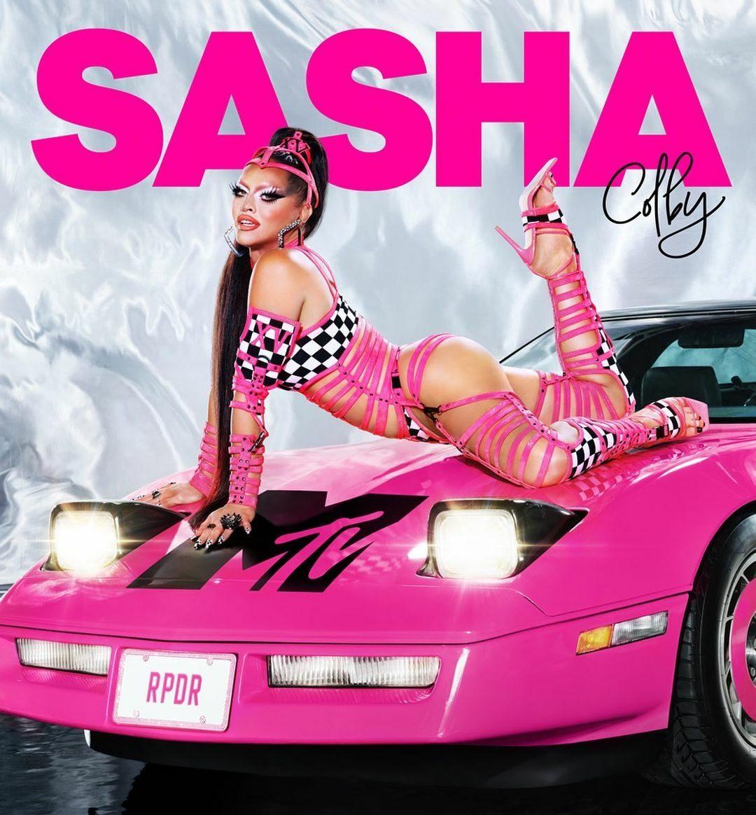 Sasha Colby "RuPaul's Drag Race" season 15 promo shoot.