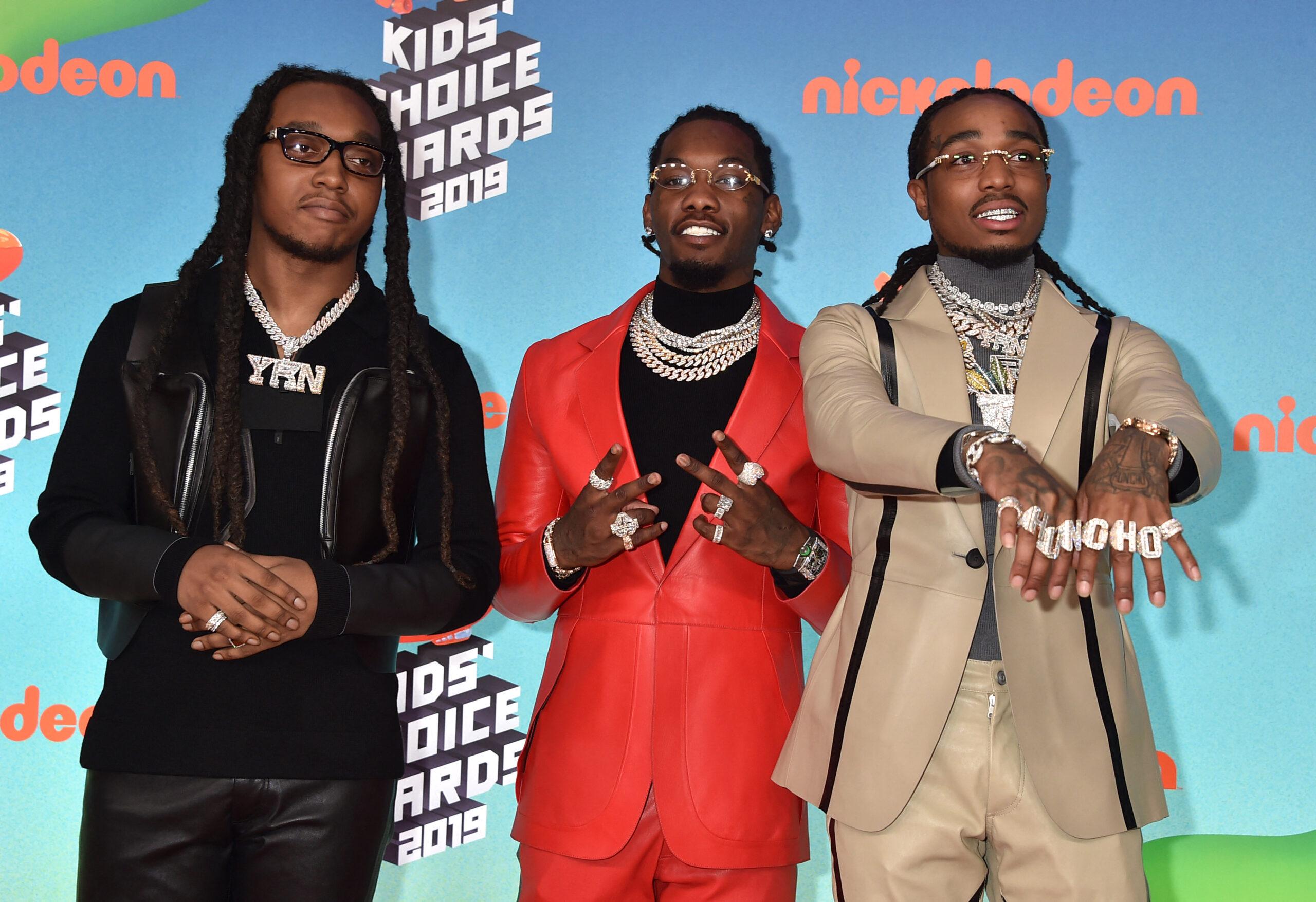 Takeoff, Quavo, Offset from Migos at Nickelodeon's Kids' Choice Awards 2019
