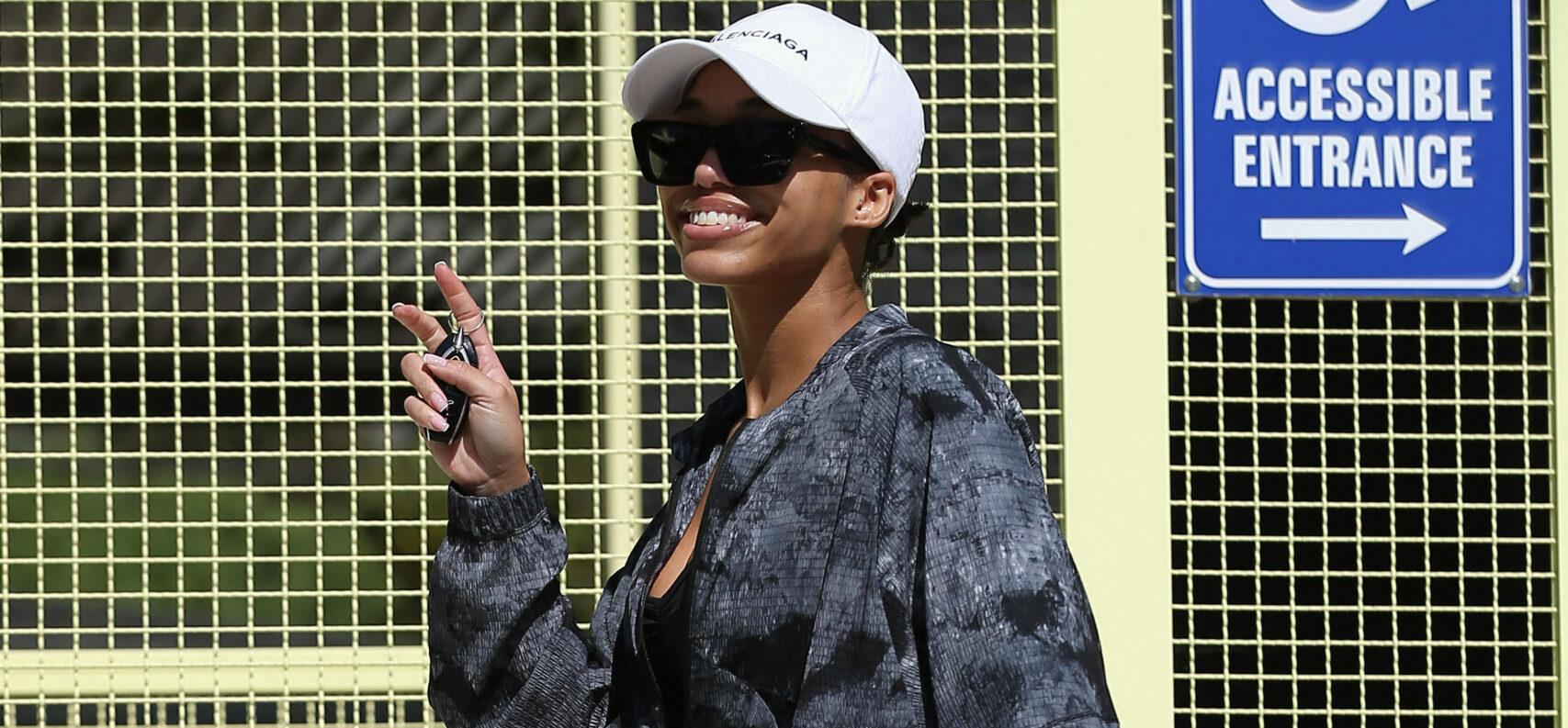 Lori Harvey Protects Her Heart With Revealing Metal Chest Plate