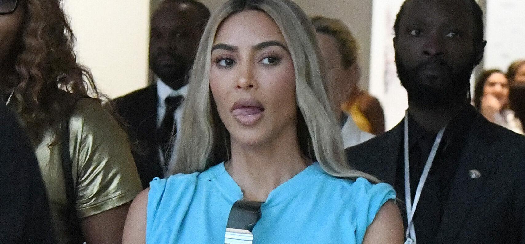 Kim Kardashian gets mocked on Twitter over kids' pictures