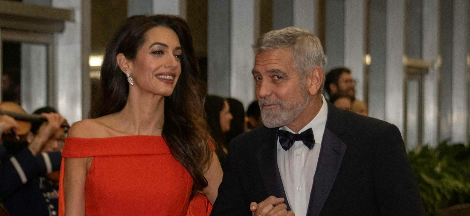 George Clooney Proves He’s A ‘Class Act’ At Kennedy Center Honors Red Carpet