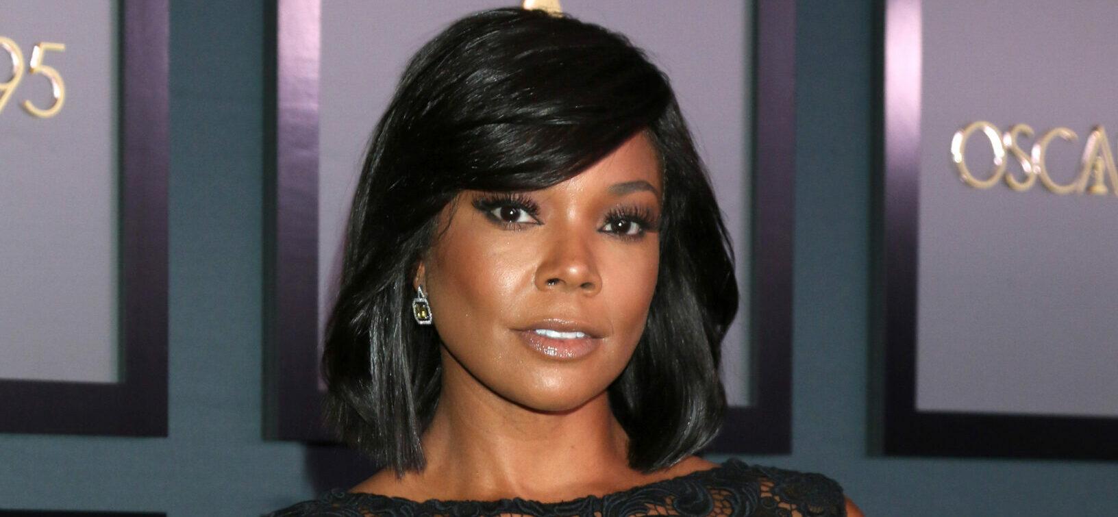 Gabrielle Union Redefines Excellence To ‘Black On Black’ As She Struts In Sparkling Dress