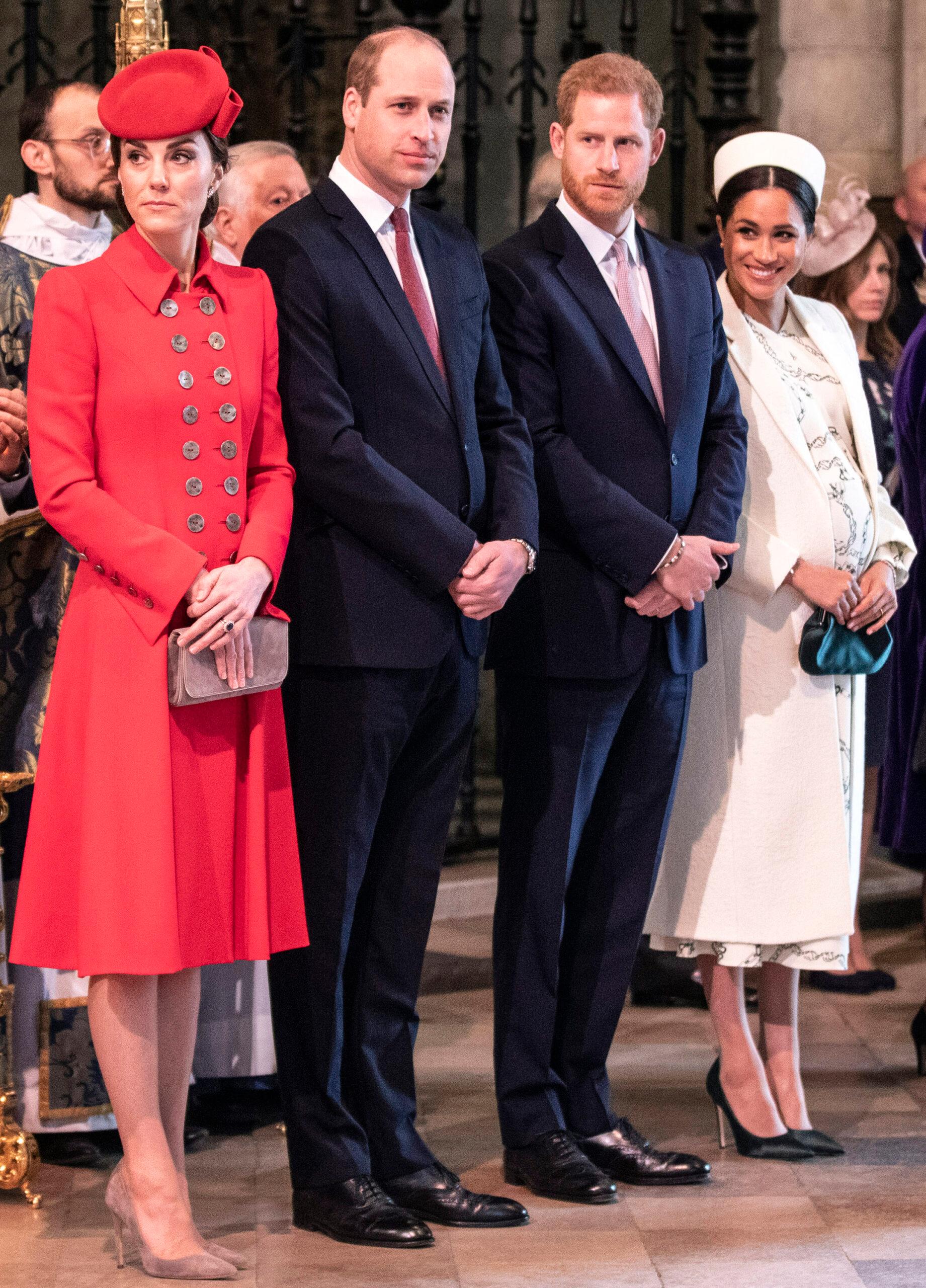 Prince Harry, Prince William, Kate Middleton, Meghan Markle