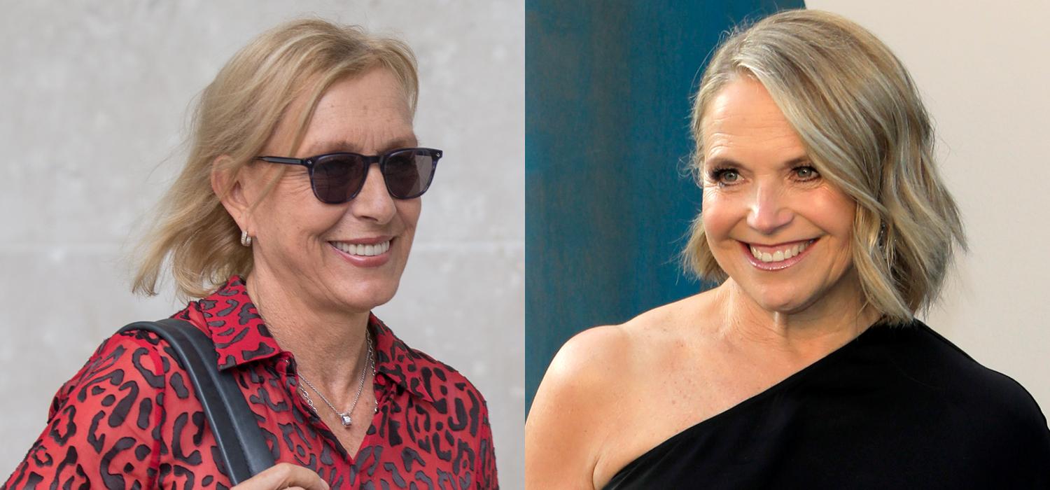 Katie Couric Cheers For Martina Navratilova Ahead Of Cancer Treatment