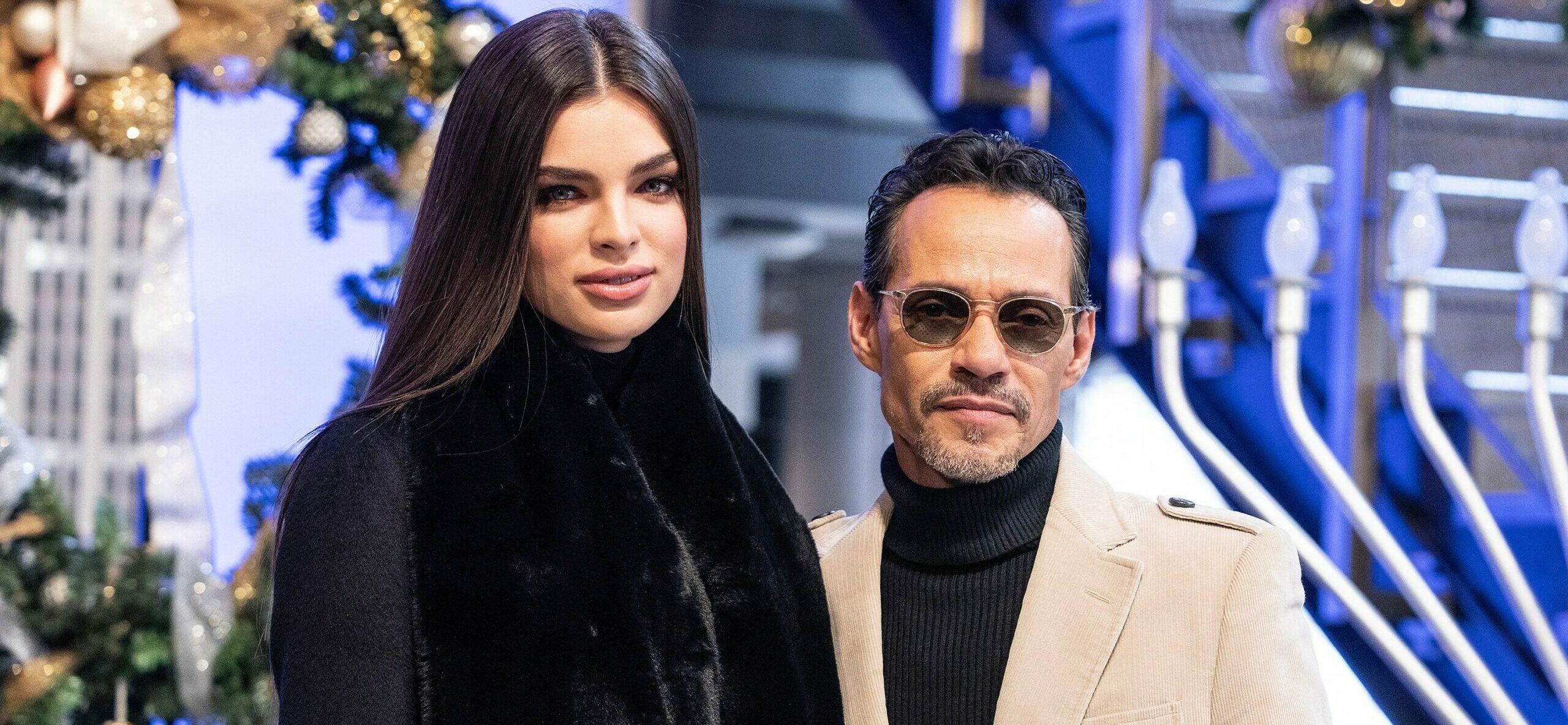 Marc Anthony Caresses Wife Nadia’s Growing Baby Bump On The Red Carpet