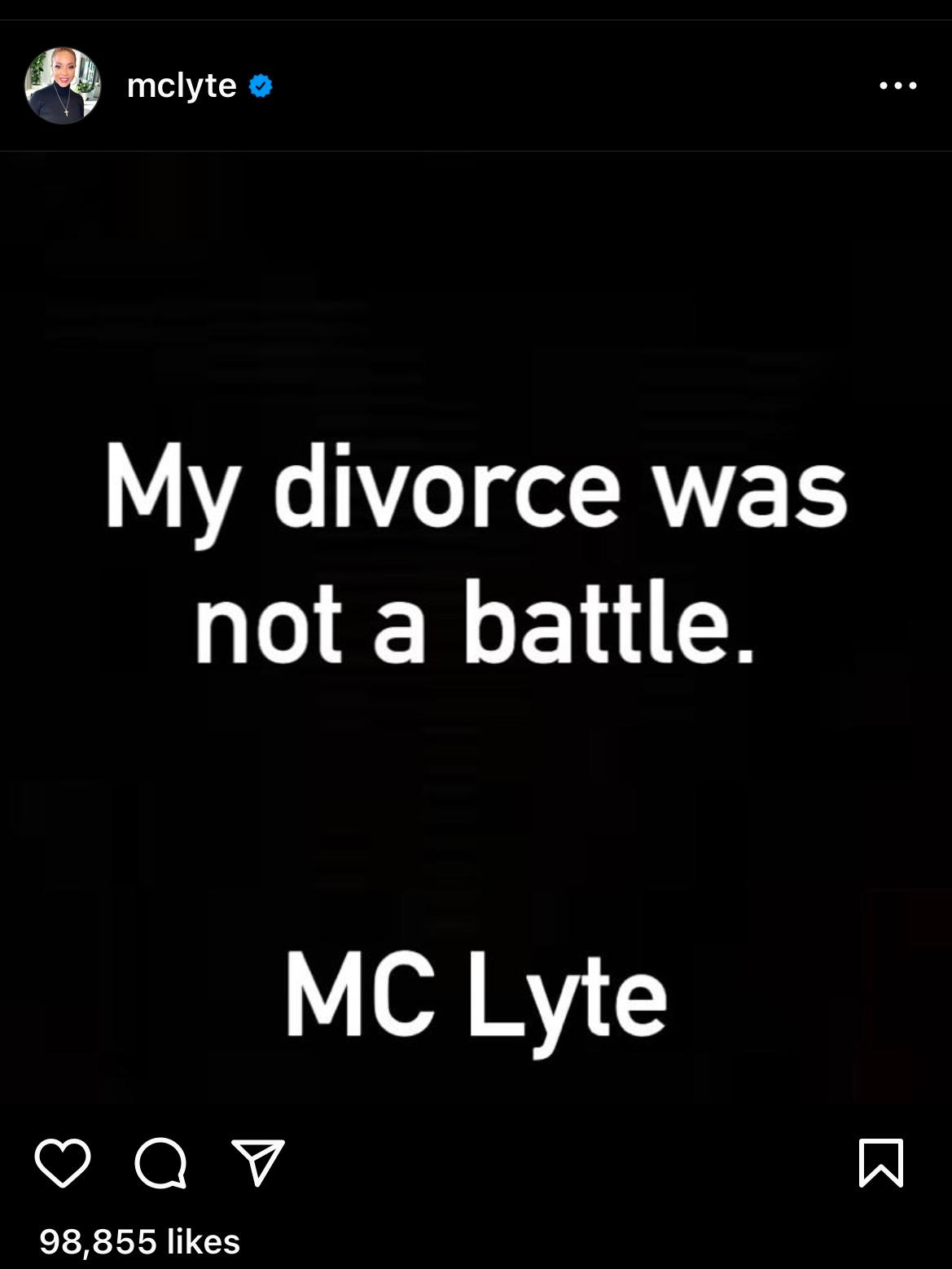 McLyte talks divorce.