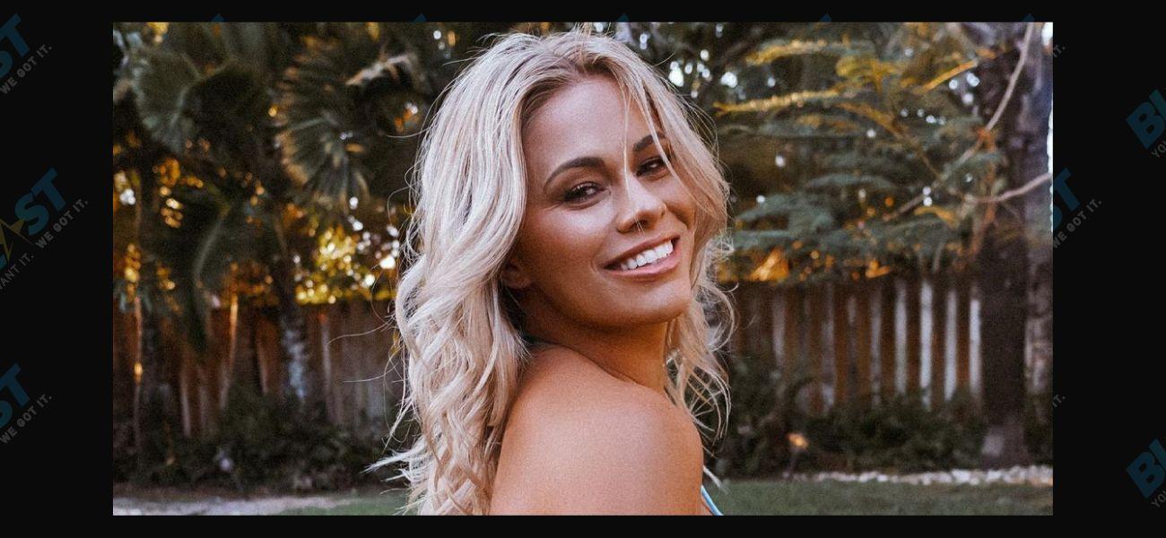 Paige VanZant Bends Over, Flaunts Booty In Thong Bathing Suit