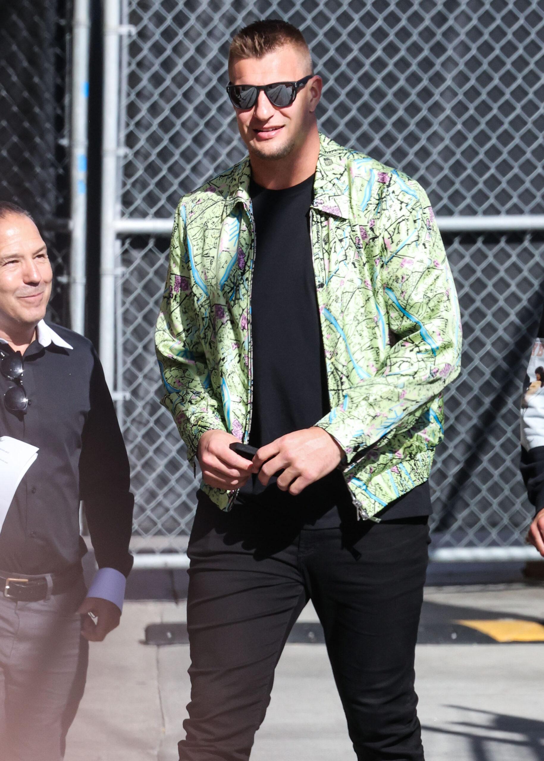 Rob Gronkowski seen at ABC's 'Jimmy Kimmel Live!'