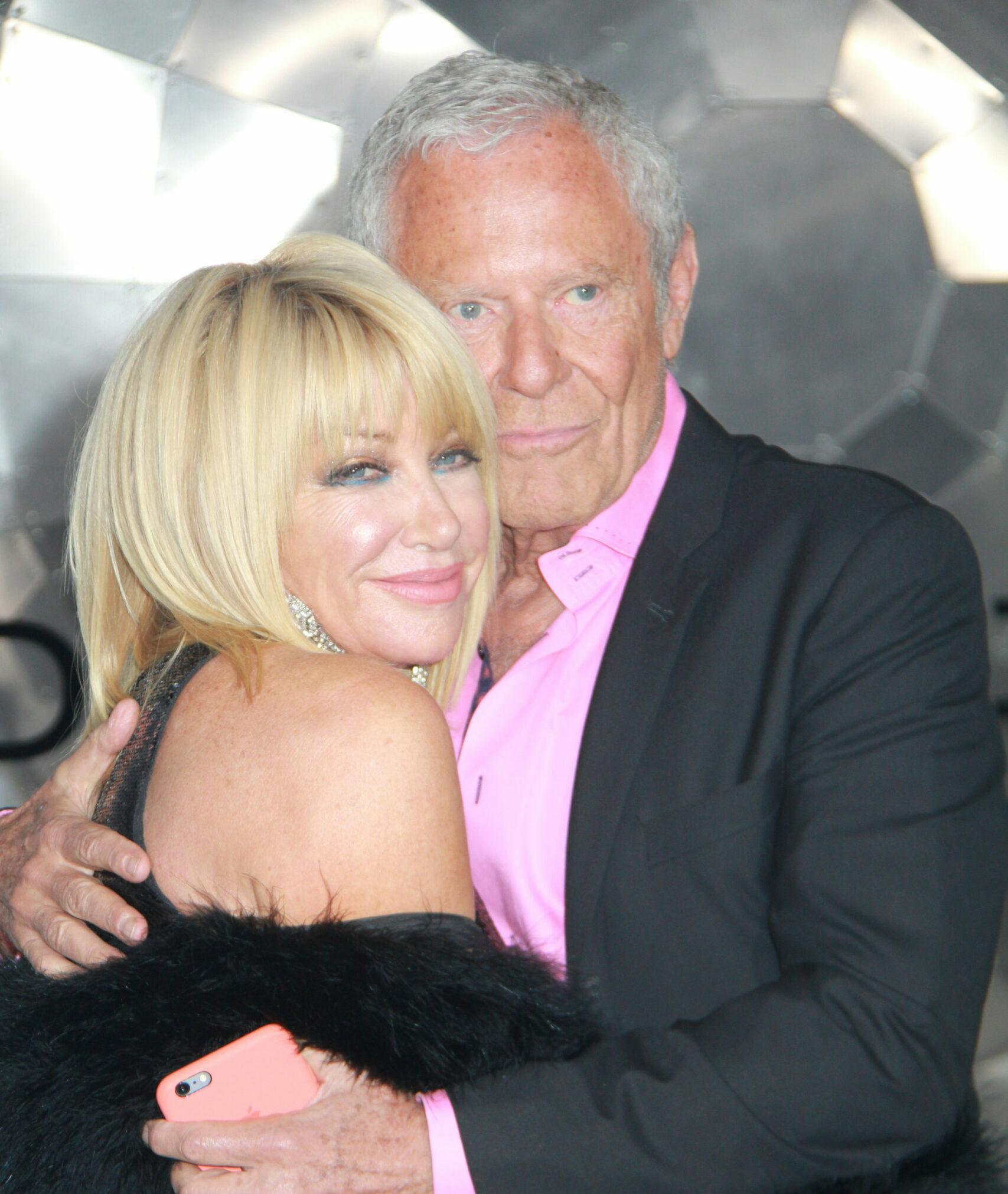 Suzanne Somers & Alan Hamel at The World Premiere of "Passengers"