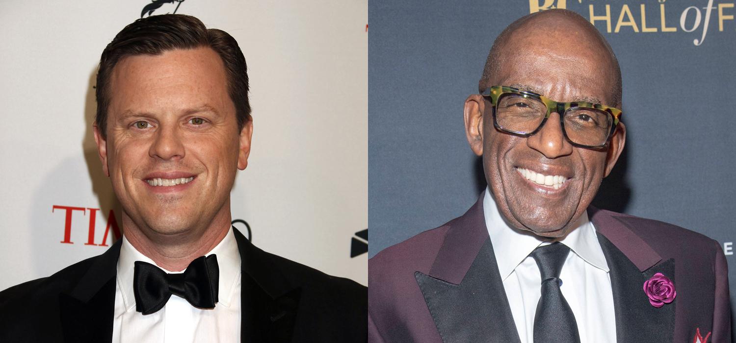 Portraits of Willie Geist and Al Roker