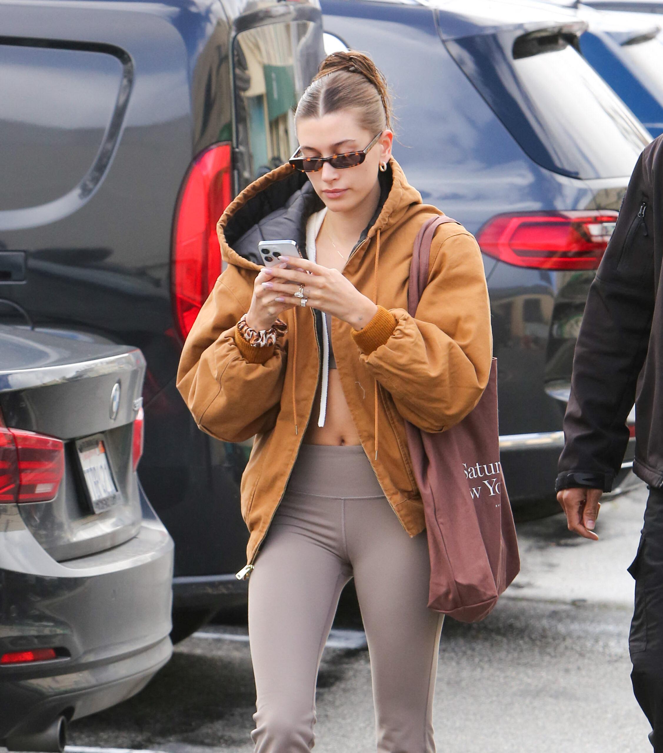 Hailey Bieber out and about in los angeles
