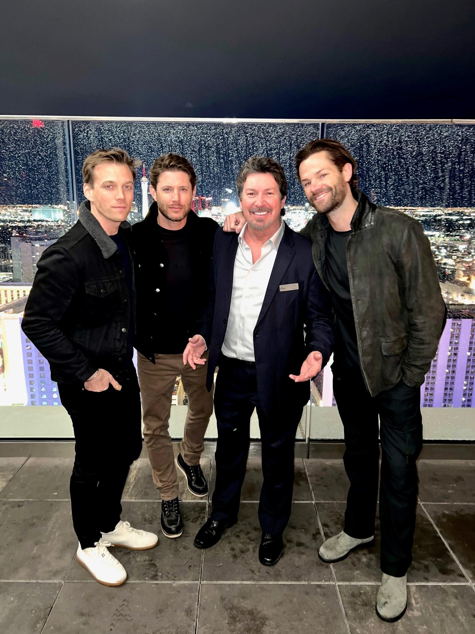 'Supernatural' Cast Parties With King Of Las Vegas, Circa Resort Owner Derek Stevens