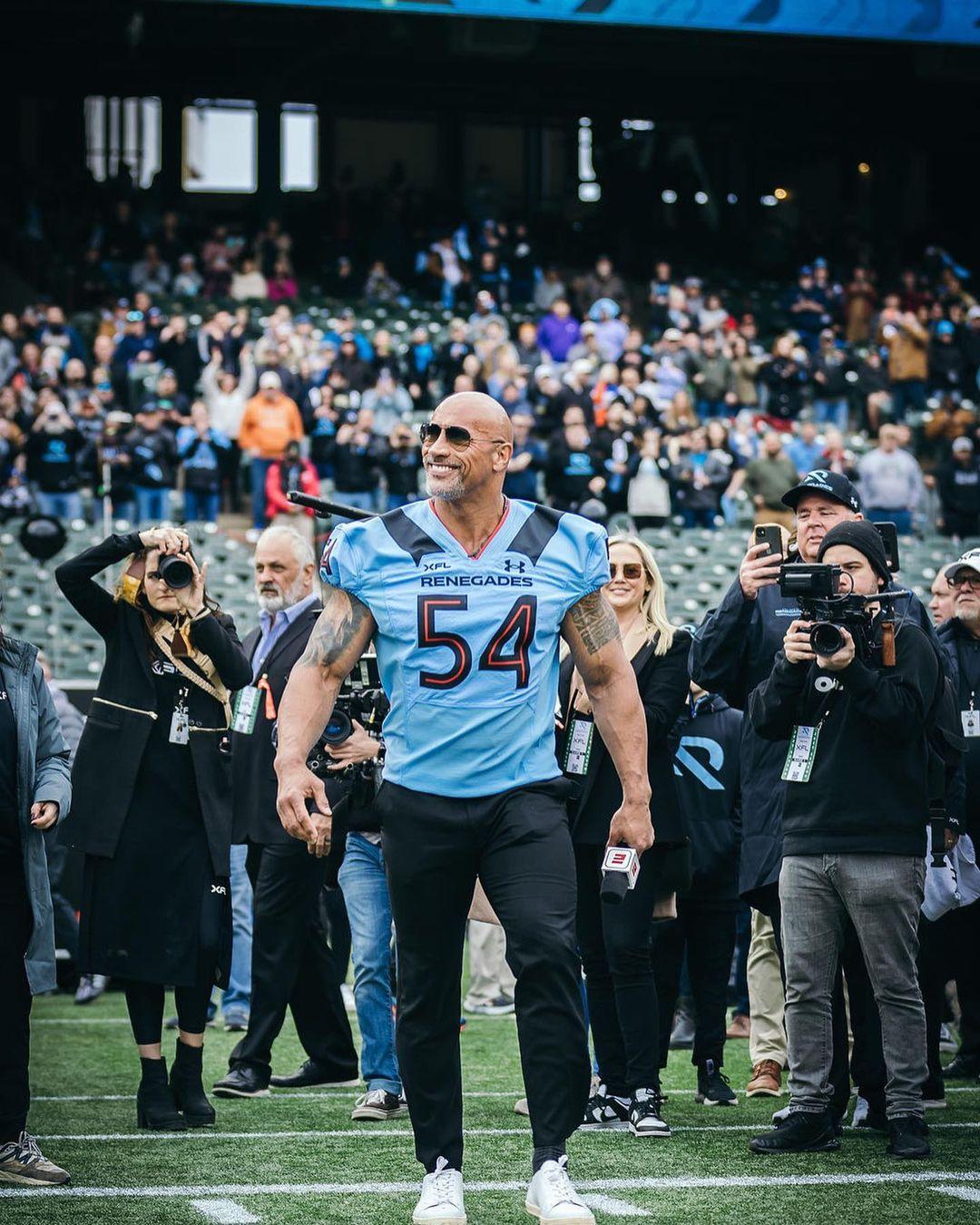 Dwayne Johnson Describes XFL Reopening As Unforgettable And 'Humbling Experience'