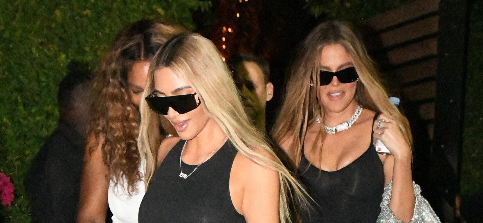 Kim & Khloe Kardashian Are Abs-olutely Sisterhood Vibes In New Smoldering Pics