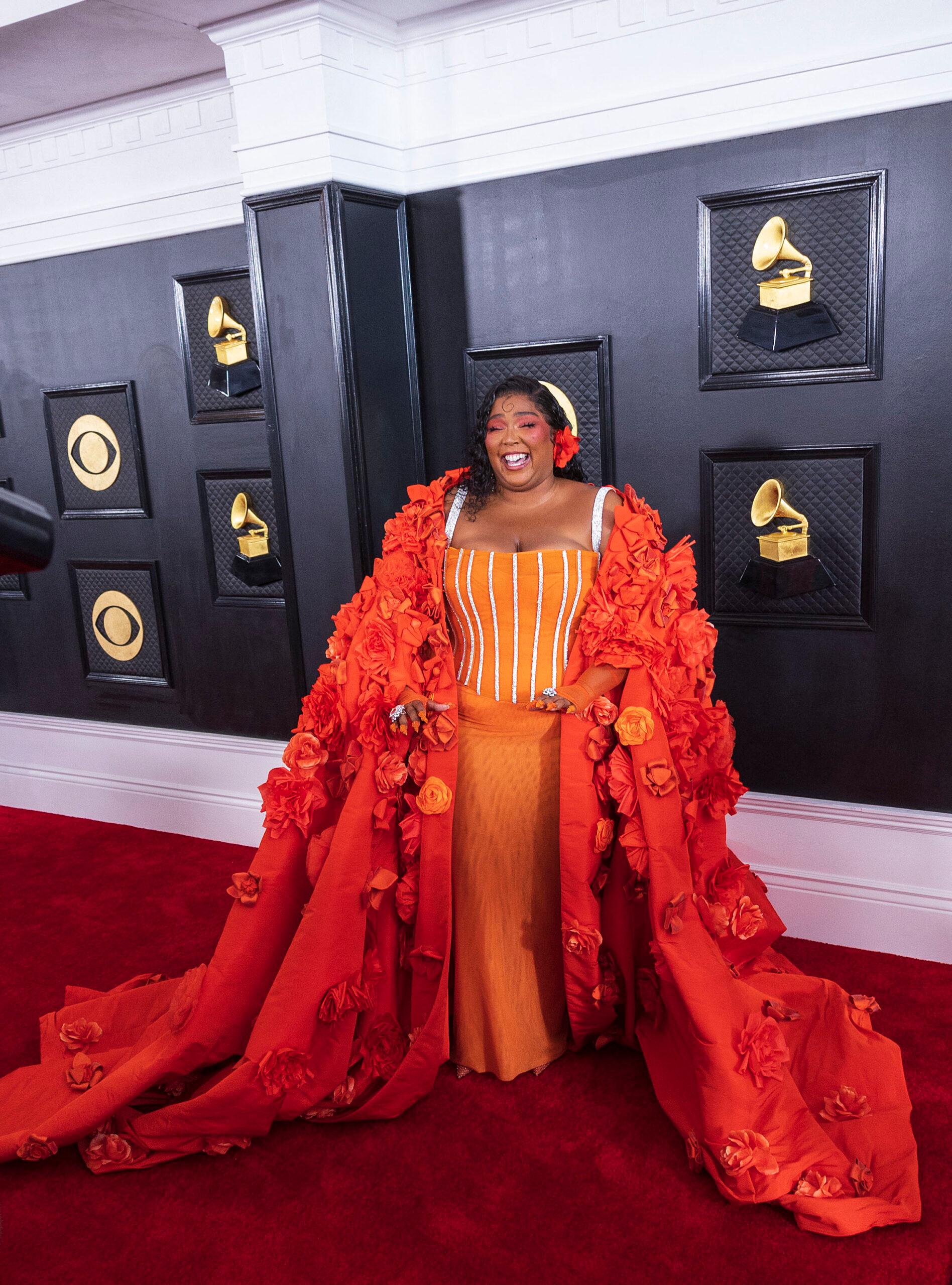 Lizzo at the 65th Grammy Awards