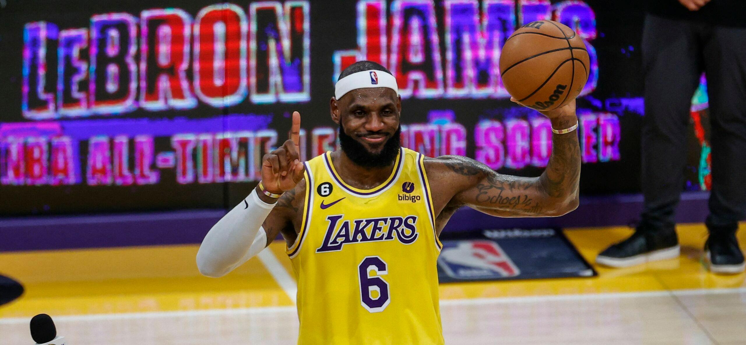 LeBron James Becomes Highest Scoring NBA Player Of All Time!