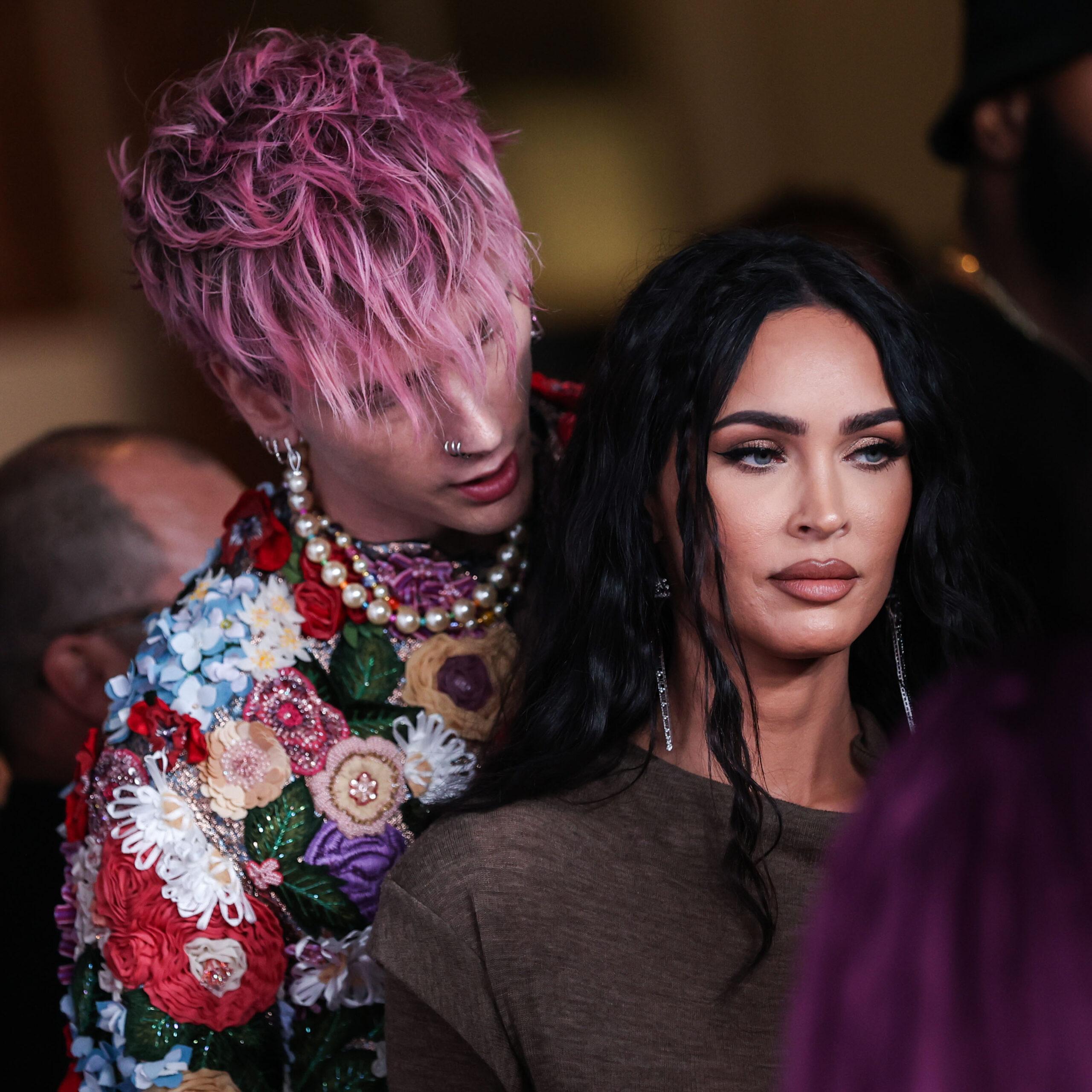 Megan Fox and MGK at the The Daily Front Row's 6th Annual Fashion Los Angeles Awards