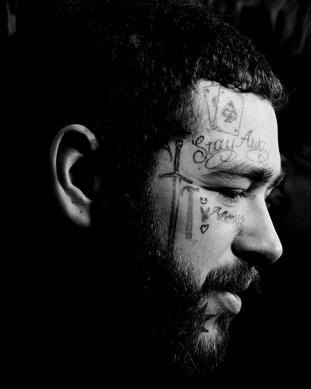 Australian Bar Literally Reads Post Malone's Face Tattoo Back To Him