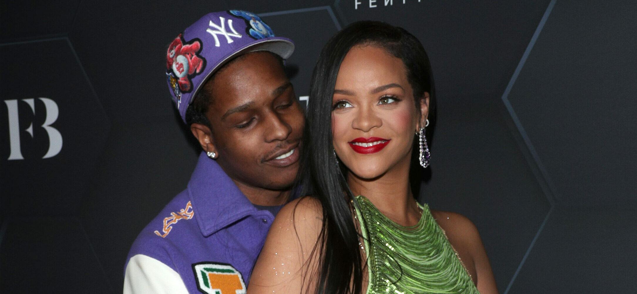 Rihanna Dotes On ‘Bajan Boyz’ A$AP Rocky & RZA While Counting Down To Due Date In Hometown