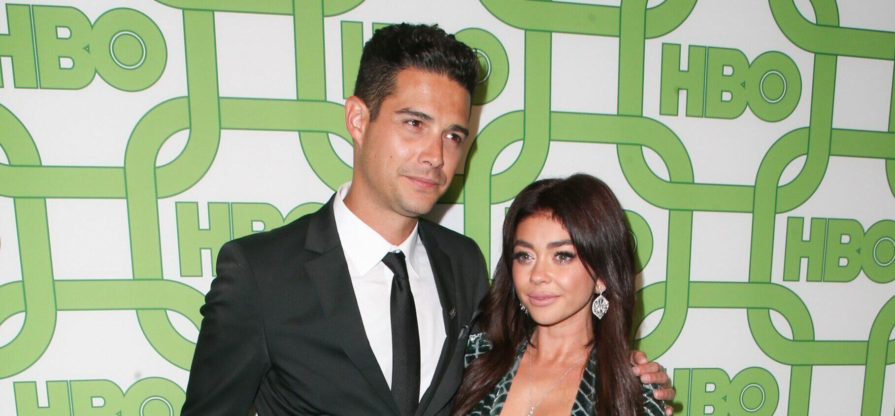 Sarah Hyland Visits Disney World With Husband Wells Adams