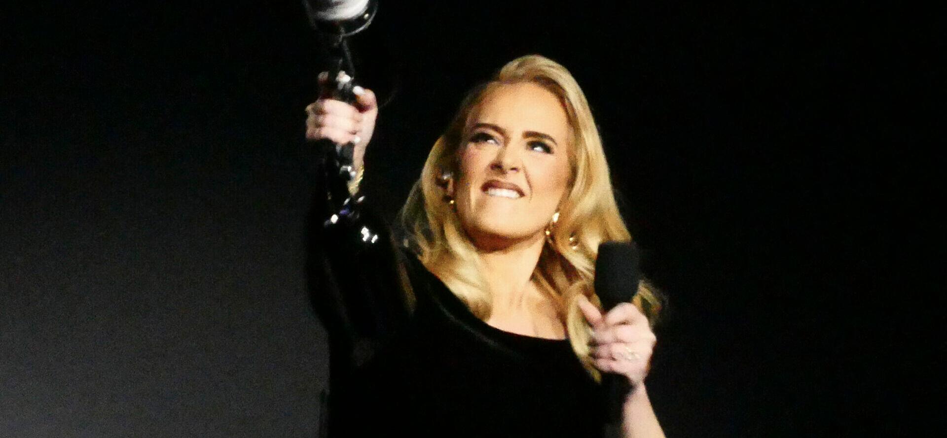 Adele Dedicates Latest Grammy Win To Son After Dwayne Johnson Meet