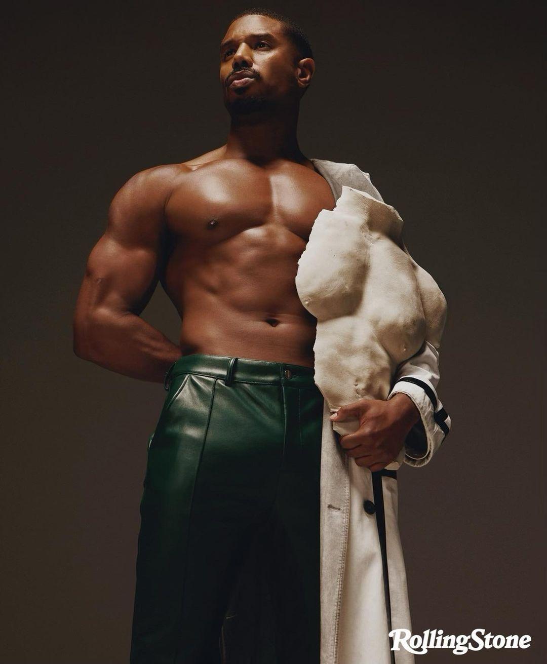 Michael B Jordan's Thirst Trap Rolling Stone Cover Sparks Stimulating Reaction