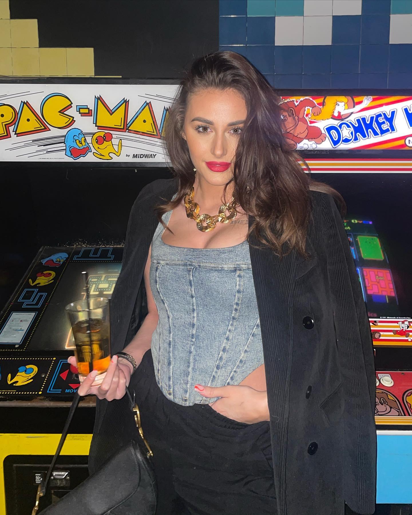 Chloe Veitch at the arcade