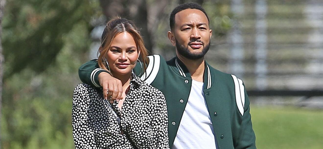 Chrissy Teigen Shows Up & Shows Out For Husband John Legend’s Skincare Launch Party