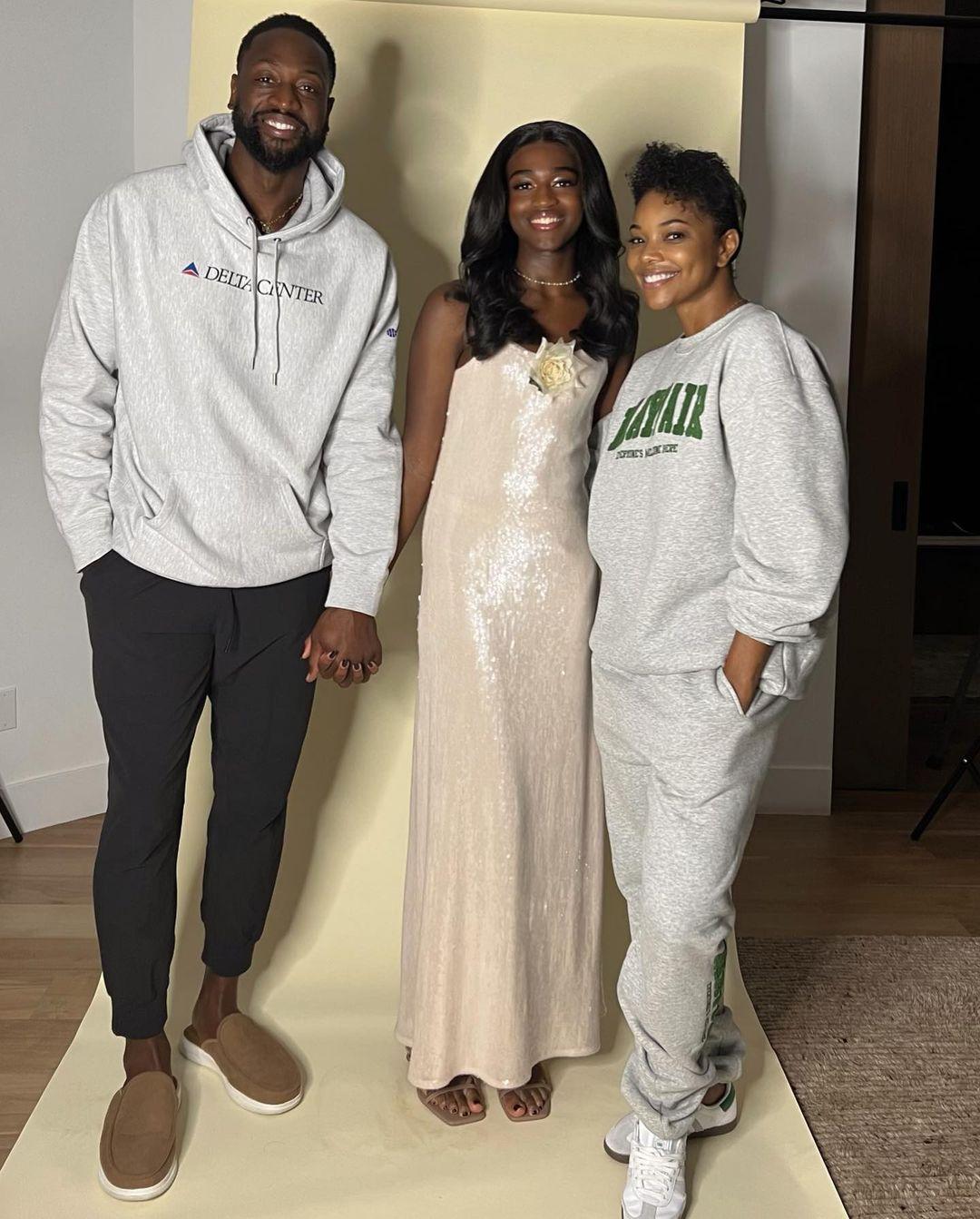 Dwyane Wade & Gabrielle Union Are Every Bit Proud Parents As Zaya Walks At PFW