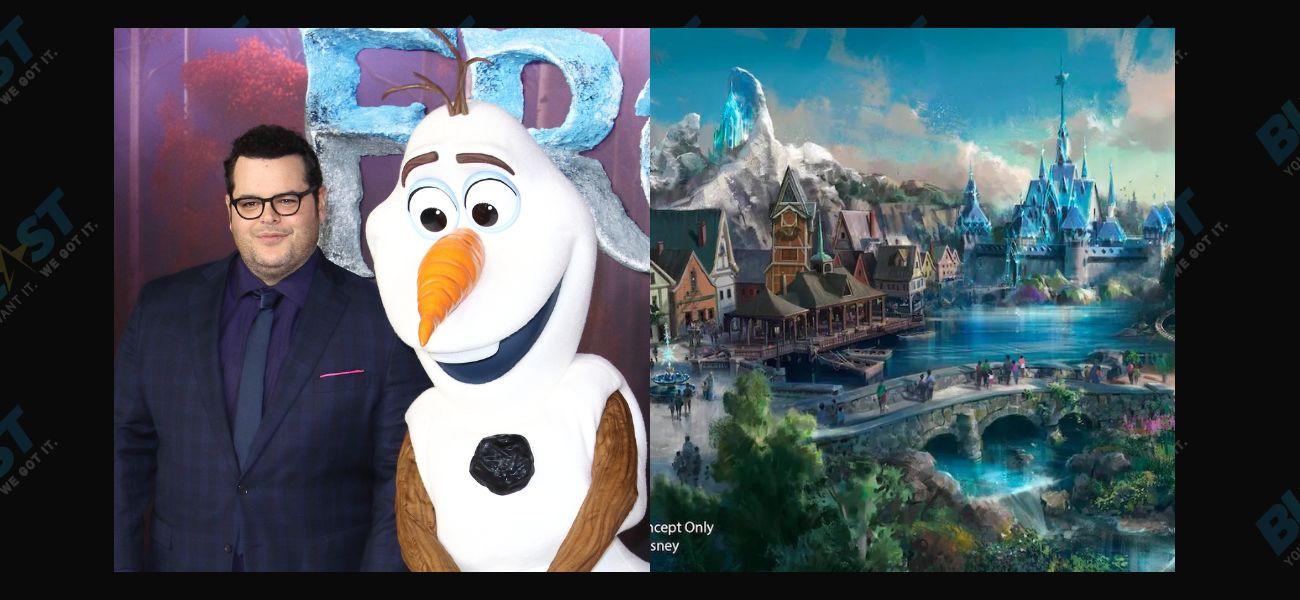 Josh Gad Visits ‘Frozen’-Themed Land Coming Soon To Disney Parks
