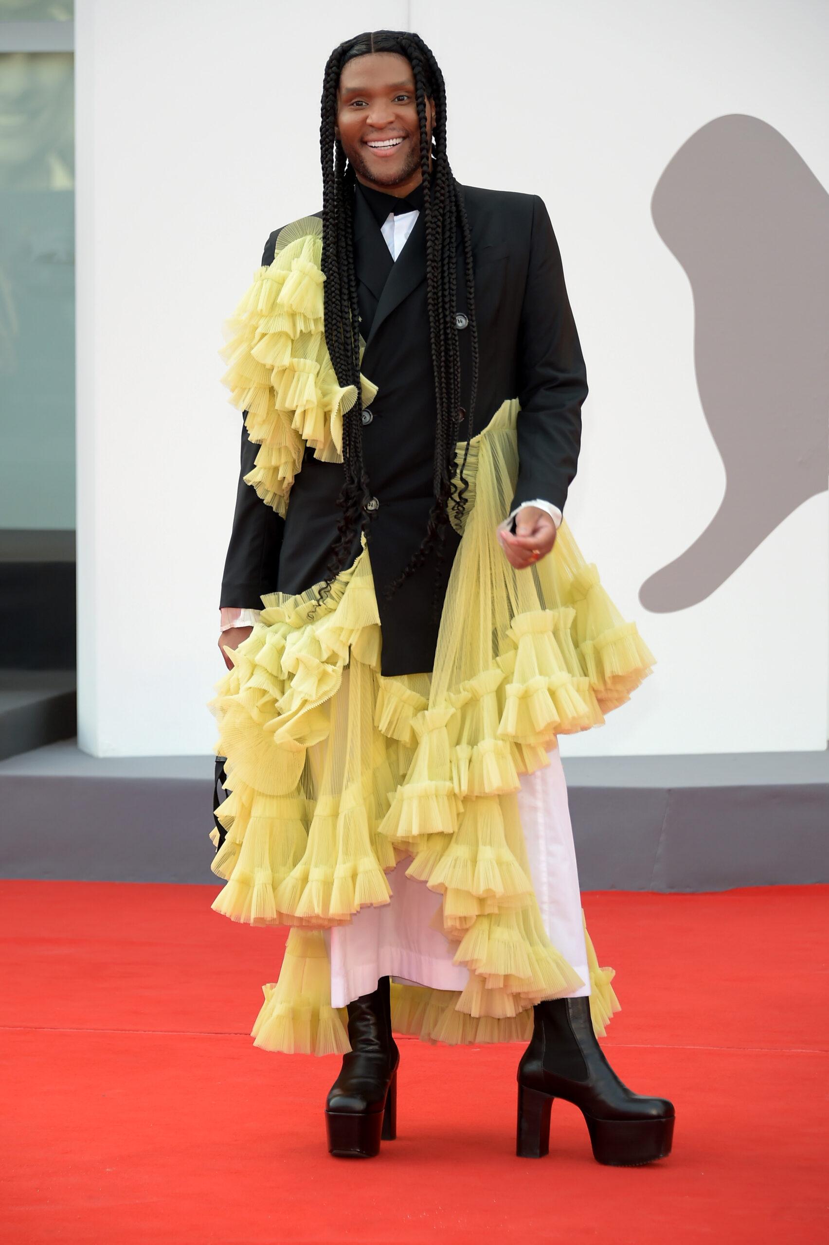 Law Roach at the "Dune" Red Carpet - The 78th Venice International Film Festival