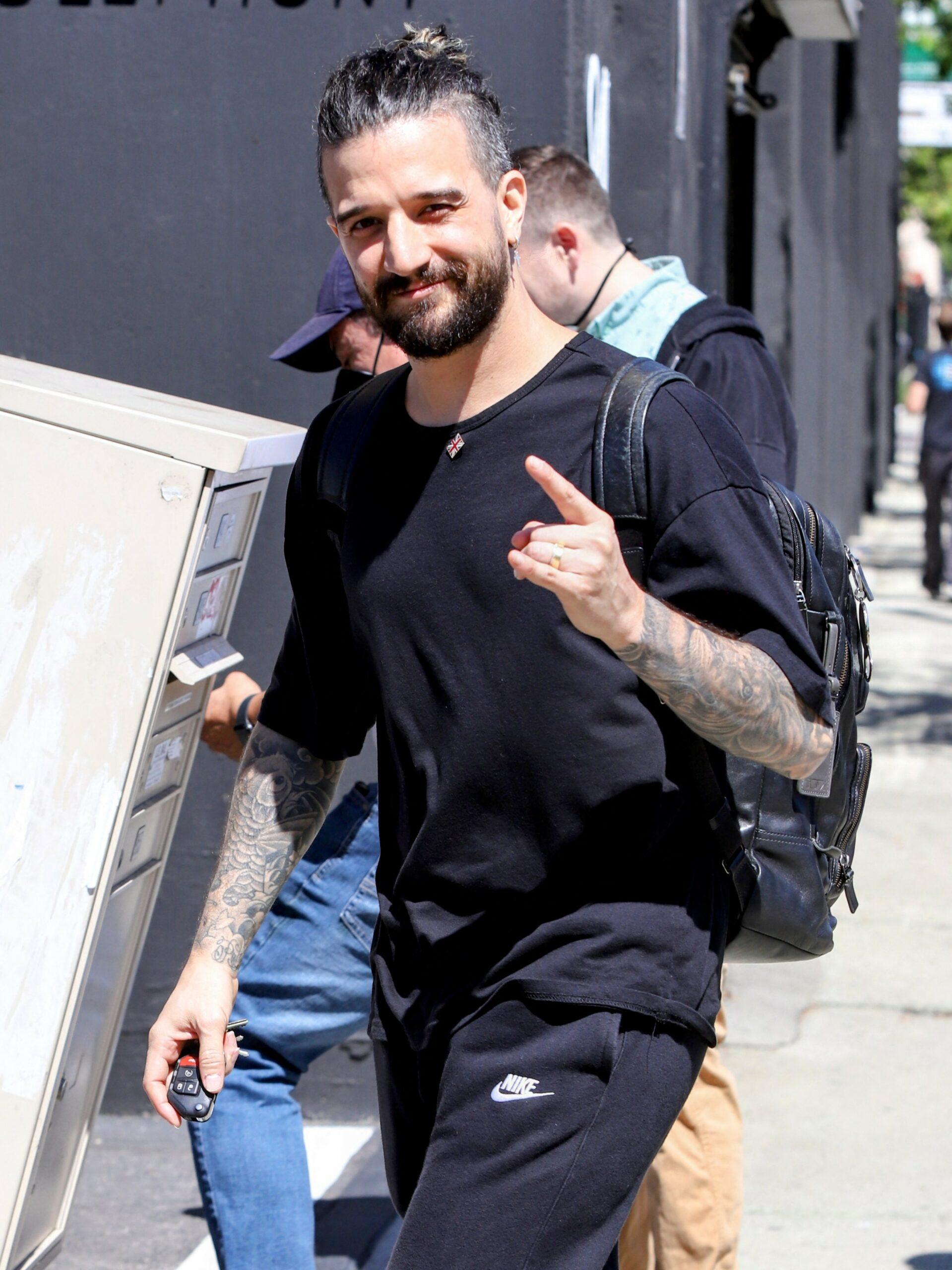 Mark Ballas seen at DWTS dance rehearsals for Season 31