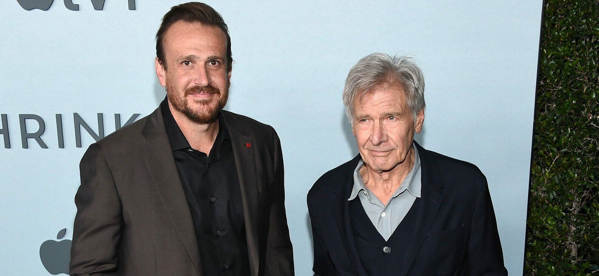 Jason Segel Says ‘Shrinking’ Costar Harrison Ford Is ‘Really Good’ At Improv Comedy