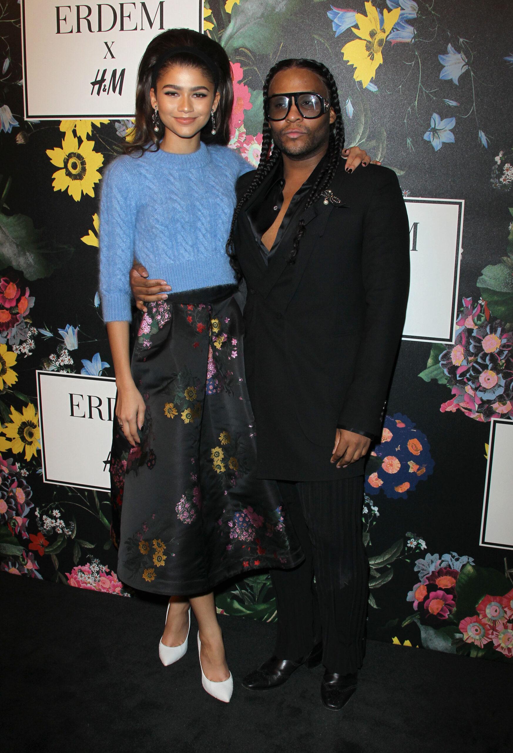 Law Roach & Zendaya at the H&M x ERDEM Runway Show and Party - Los Angeles