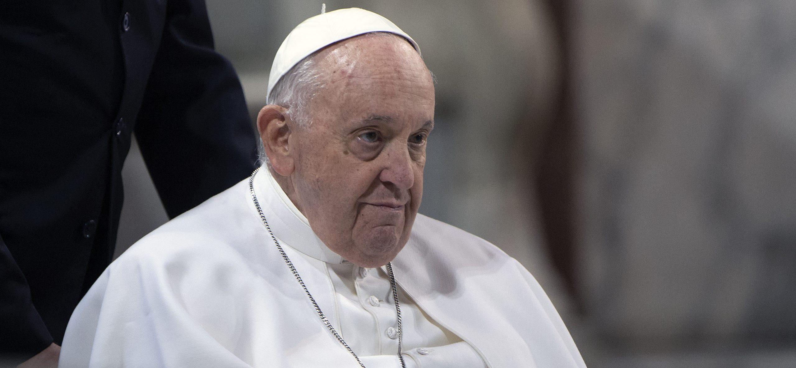 Pope Francis at Ash Wednesday mass, Rome, Italy 23 Feb 2023