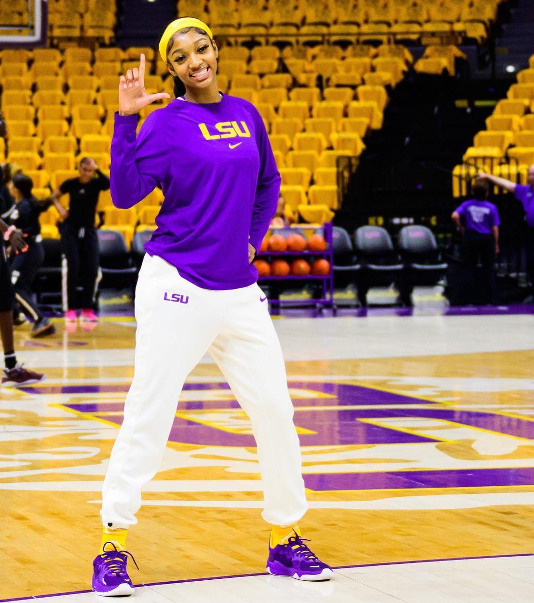 LSU's Angel Reese Explains Why She Wears One Legging - Sports Illustrated