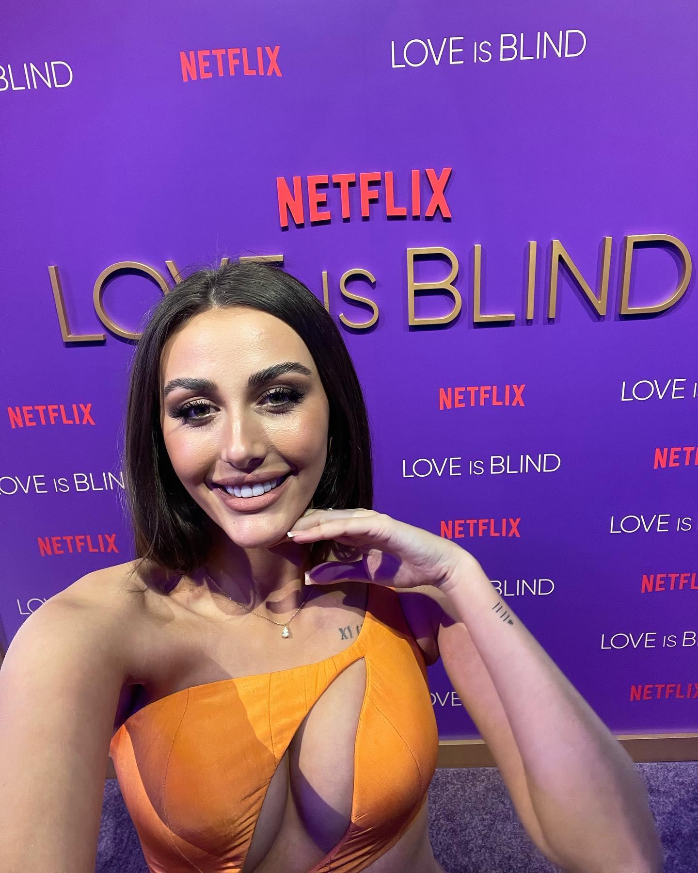 Chloe Veitch Put On A Busty Display At The 'Love Is Blind' Reunion