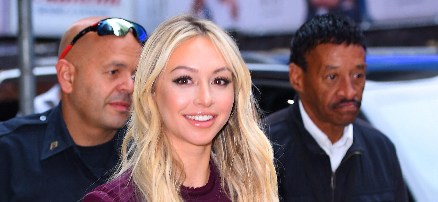 Corinne Olympios Shows Off Body In Tight Jeans: 'Born To Ride'