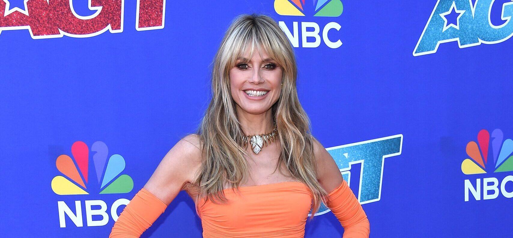 Heidi Klum at the Americas Got Talent Season 18 Red Carpet