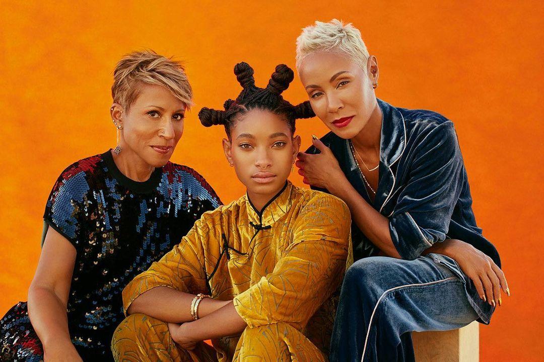 Jada Pinkett Smith, Willow Smith, and Adrienne Banfield-Norris on "Red Table Talk"