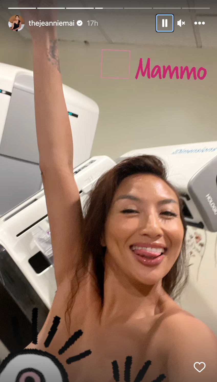 Jeannie Mai details Mammogram appointment