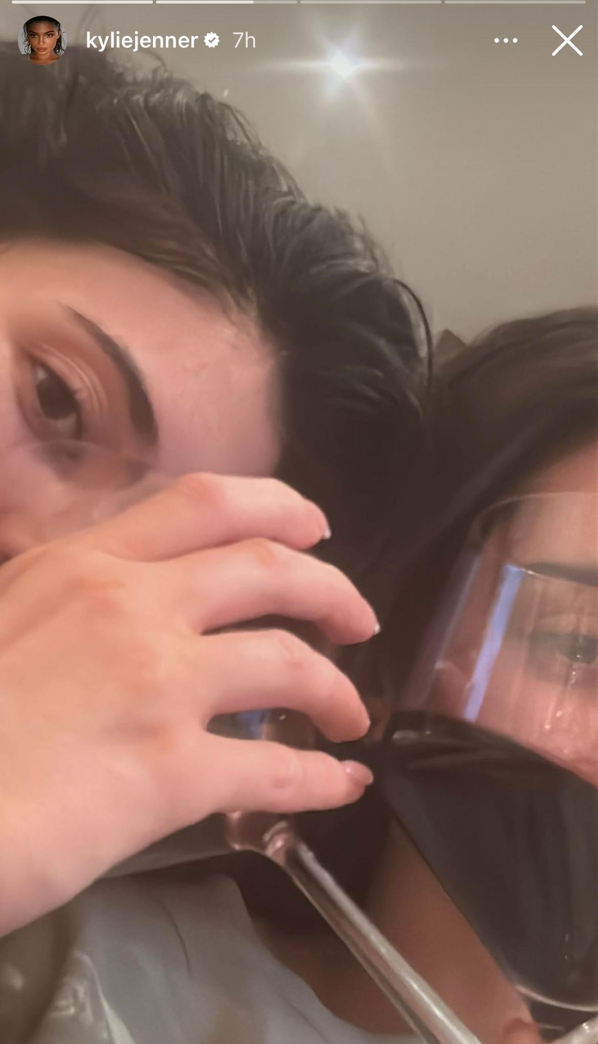 Kylie and Kendall Jenner take playful selfie