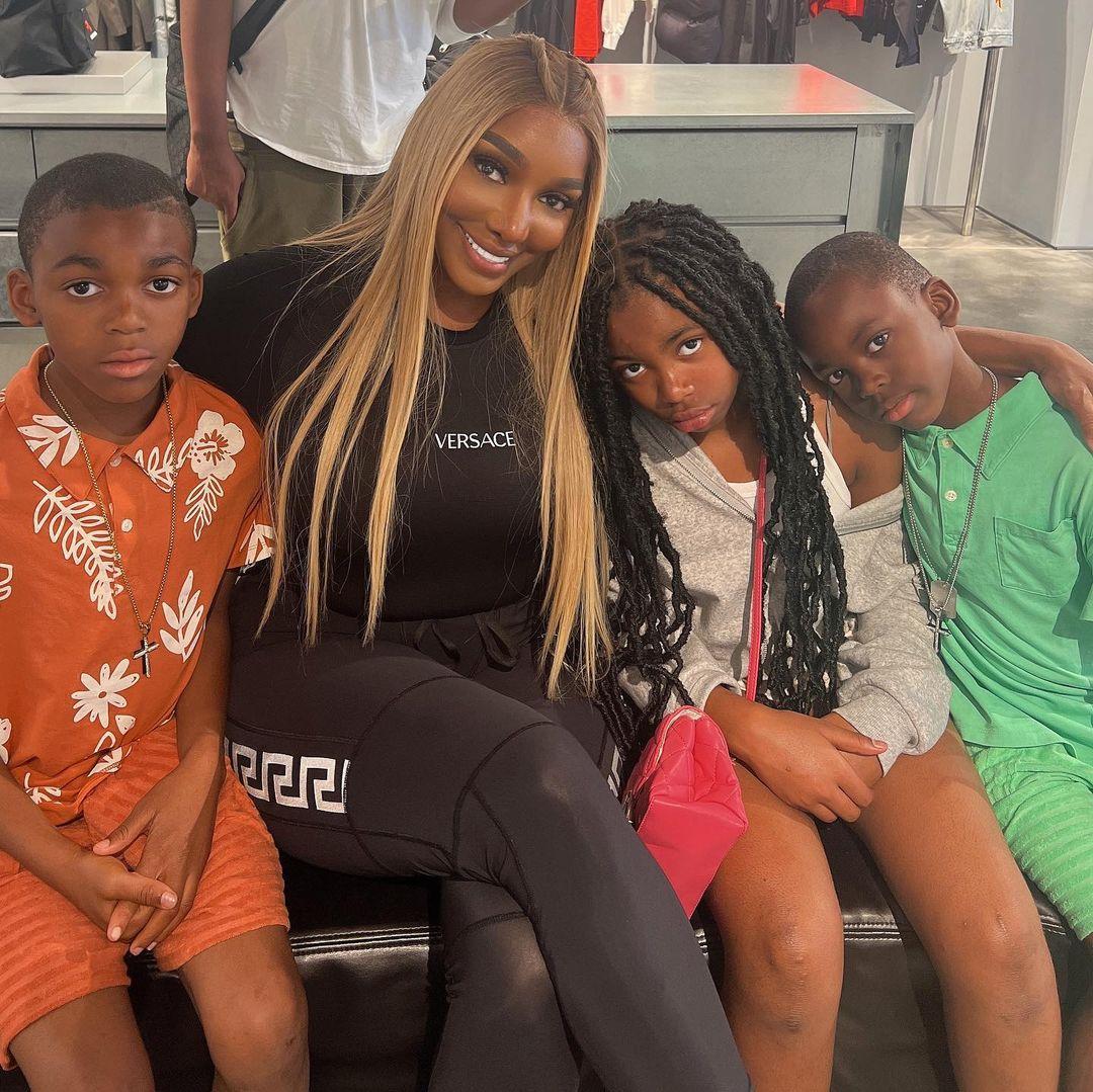 Fans Have Mixed Reaction As NeNe Leakes Posses With Grandkids Ahead Of Spring Break