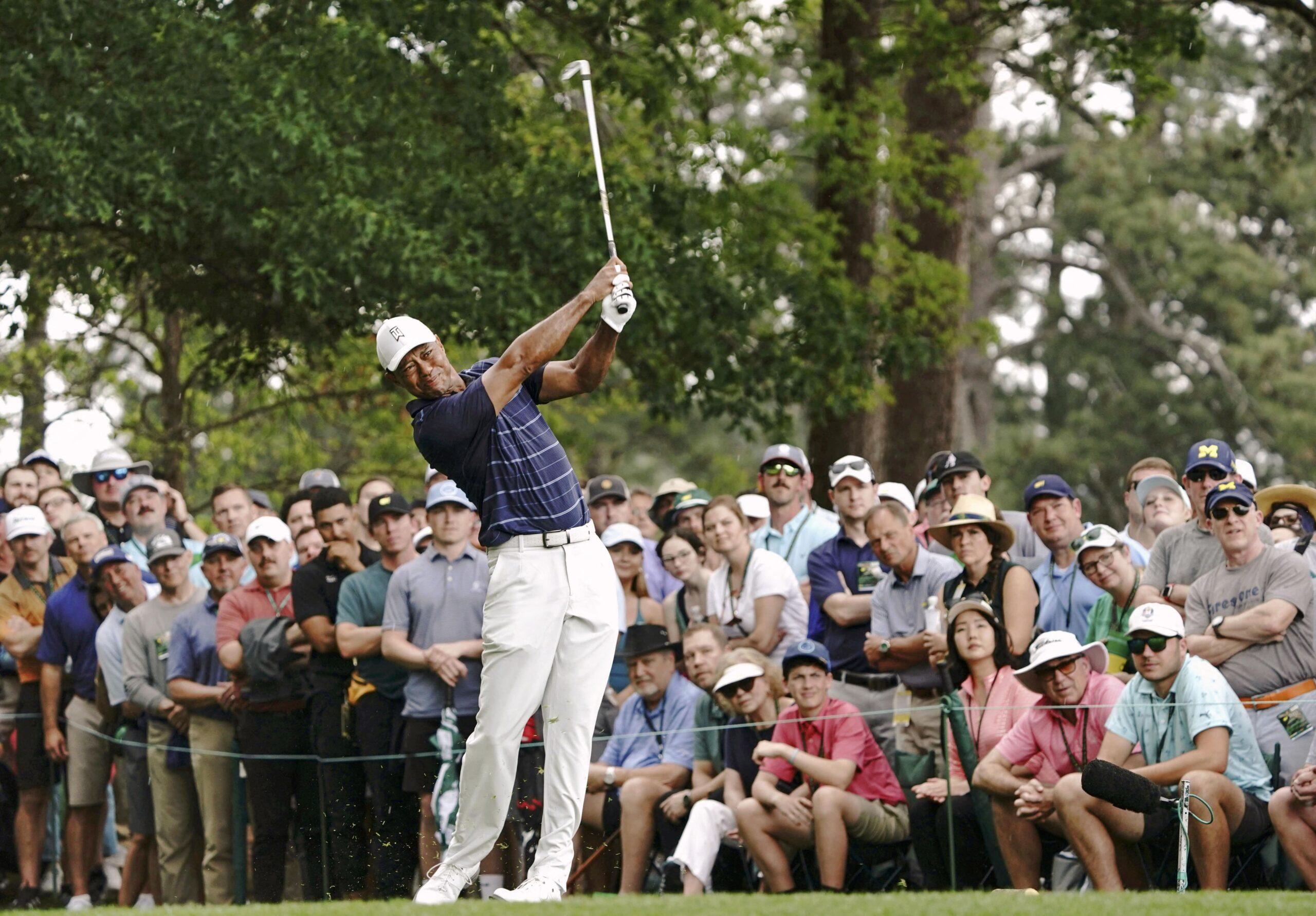 Tiger Woods at the Masters Tournament