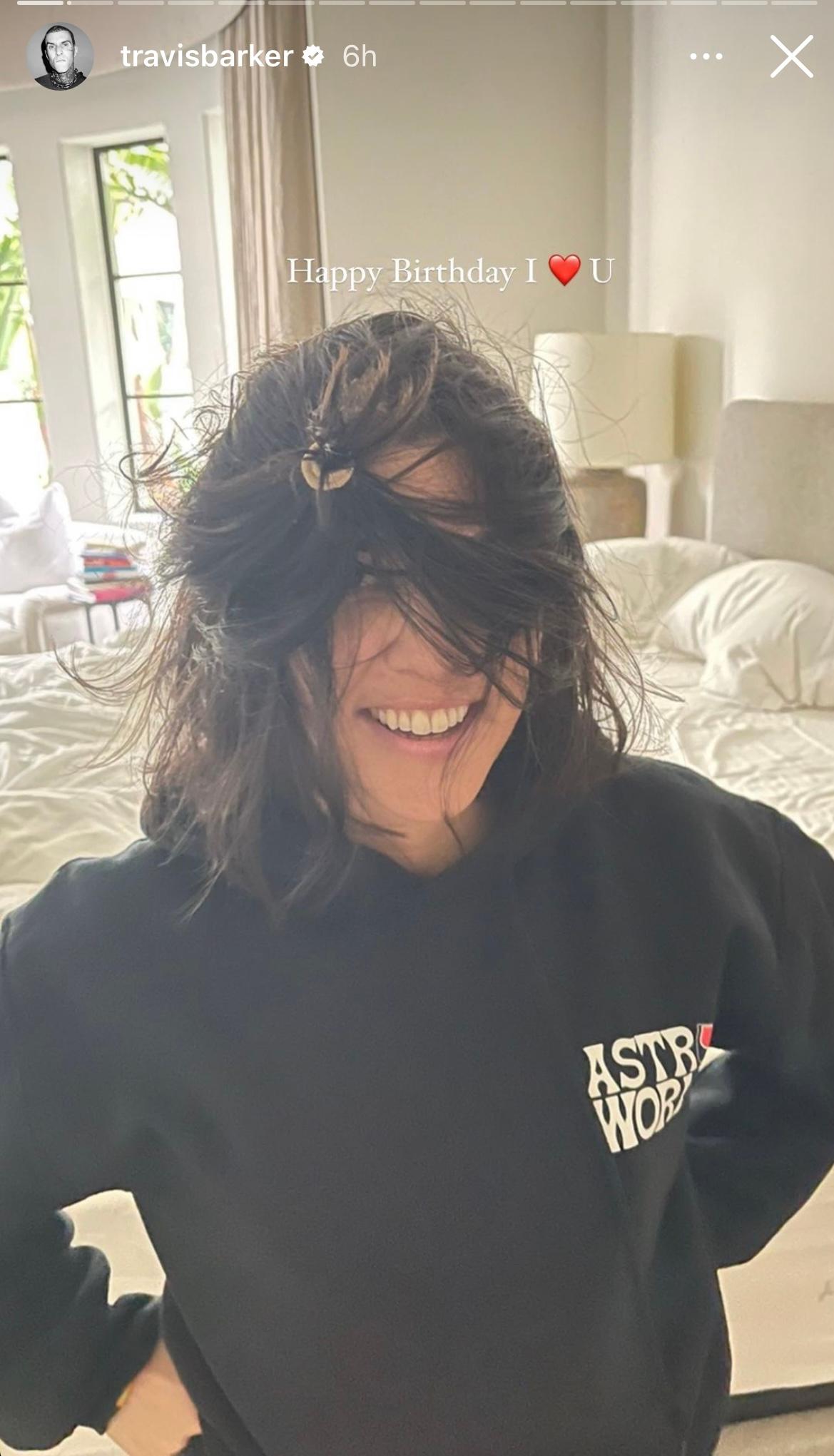 Travis Barker Showers Kourtney Kardashian With Love On Bday