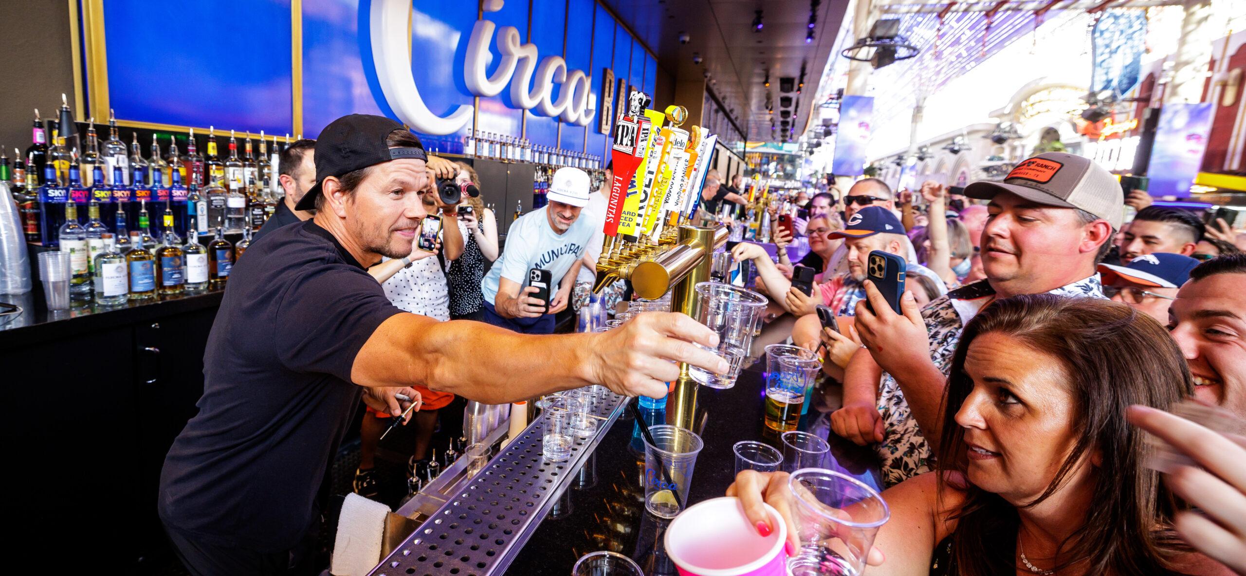 Mark Wahlberg Thrills as Tequila-Serving Bartender at Circa Las Vegas on Memorial Day