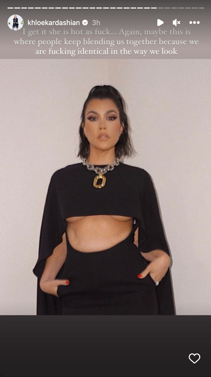 Khloe Kardashian shared funny presentation to stop fans for mistaking her for sister Kourtney Kardashian