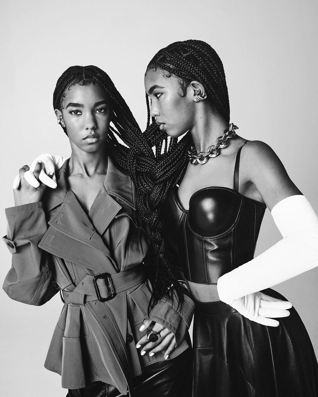 Diddy's Twin Daughters Make High Fashion Magazine Debut