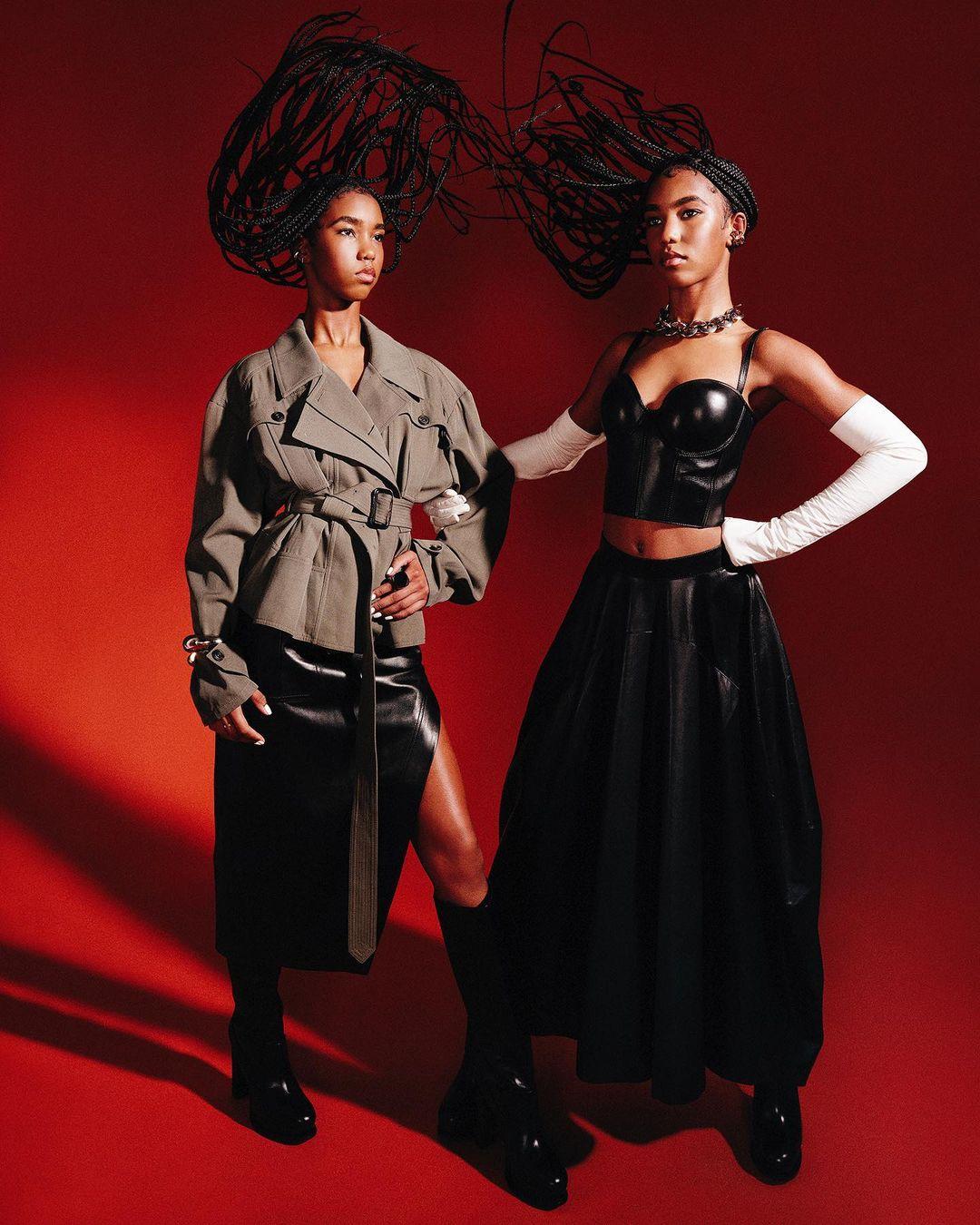 Diddy twins, D'Lila Star and Jessie James, make fashion magazine debut